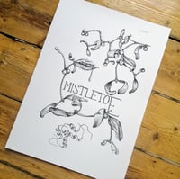 Image 1 of Mistletoe Fine art print, A3