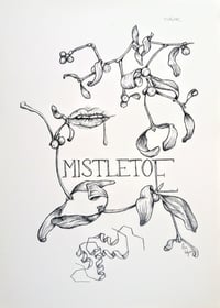 Image 3 of Mistletoe Fine art print, A3