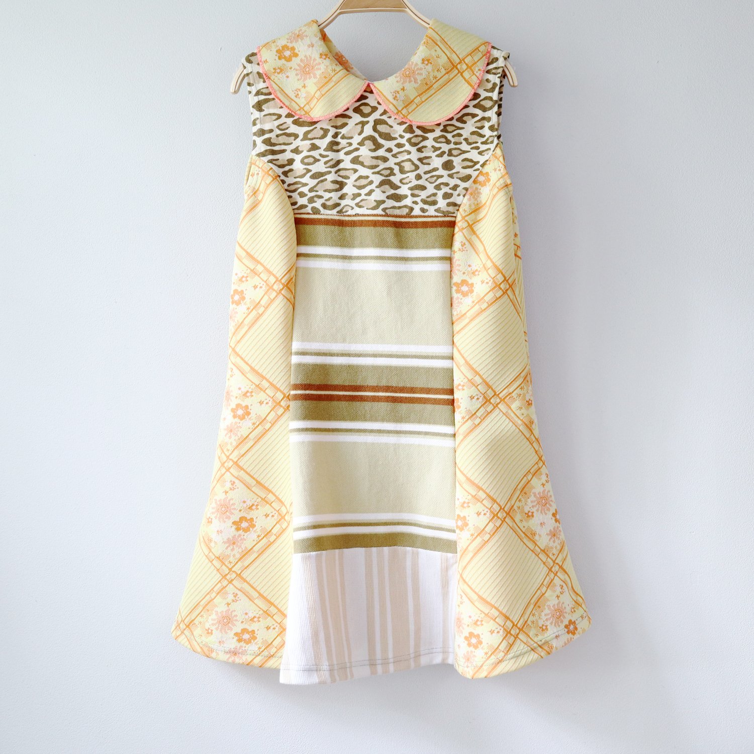 gold swing dress