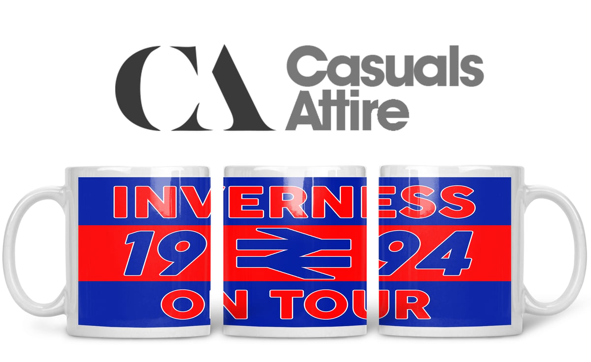Inverness, Football, Casuals, Ultras, Fully Wrapped Mugs. Unofficial.