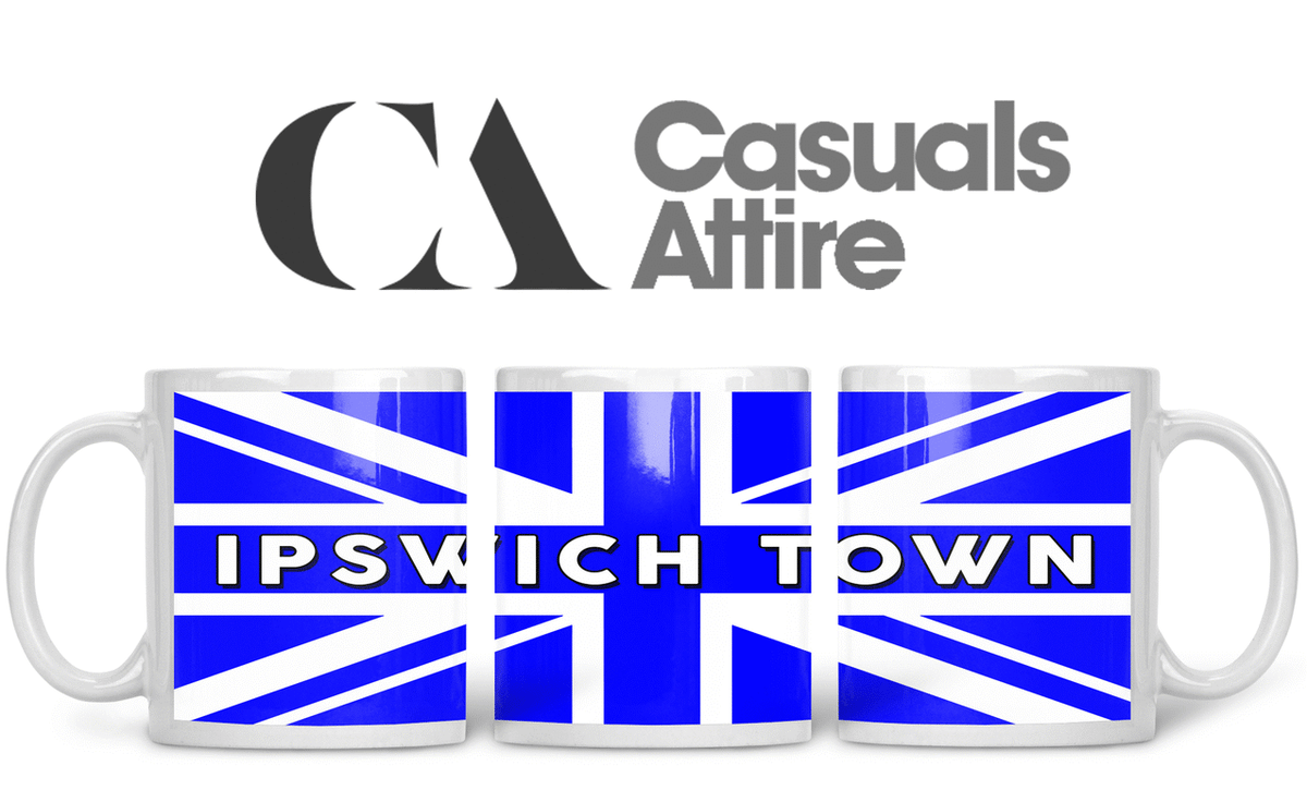 Ipswich, Football, Casuals, Ultras, Fully Wrapped Mugs. Unofficial.