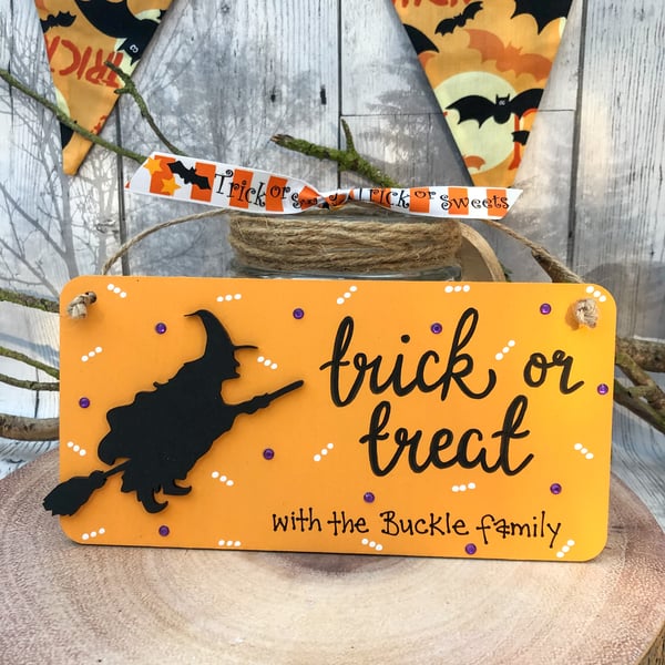 Image of Family Halloween Sign
