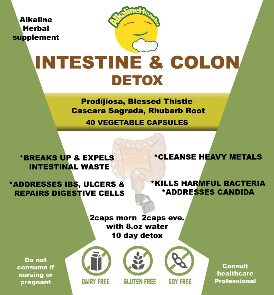 Image of 10 or 15 Day Intestine And Colon Alkaline Herbal Detox