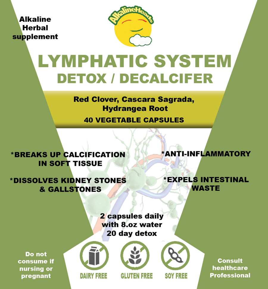 Lymphatic System Cleanse - 20 Day (40 capsules) | Alkaline Heads