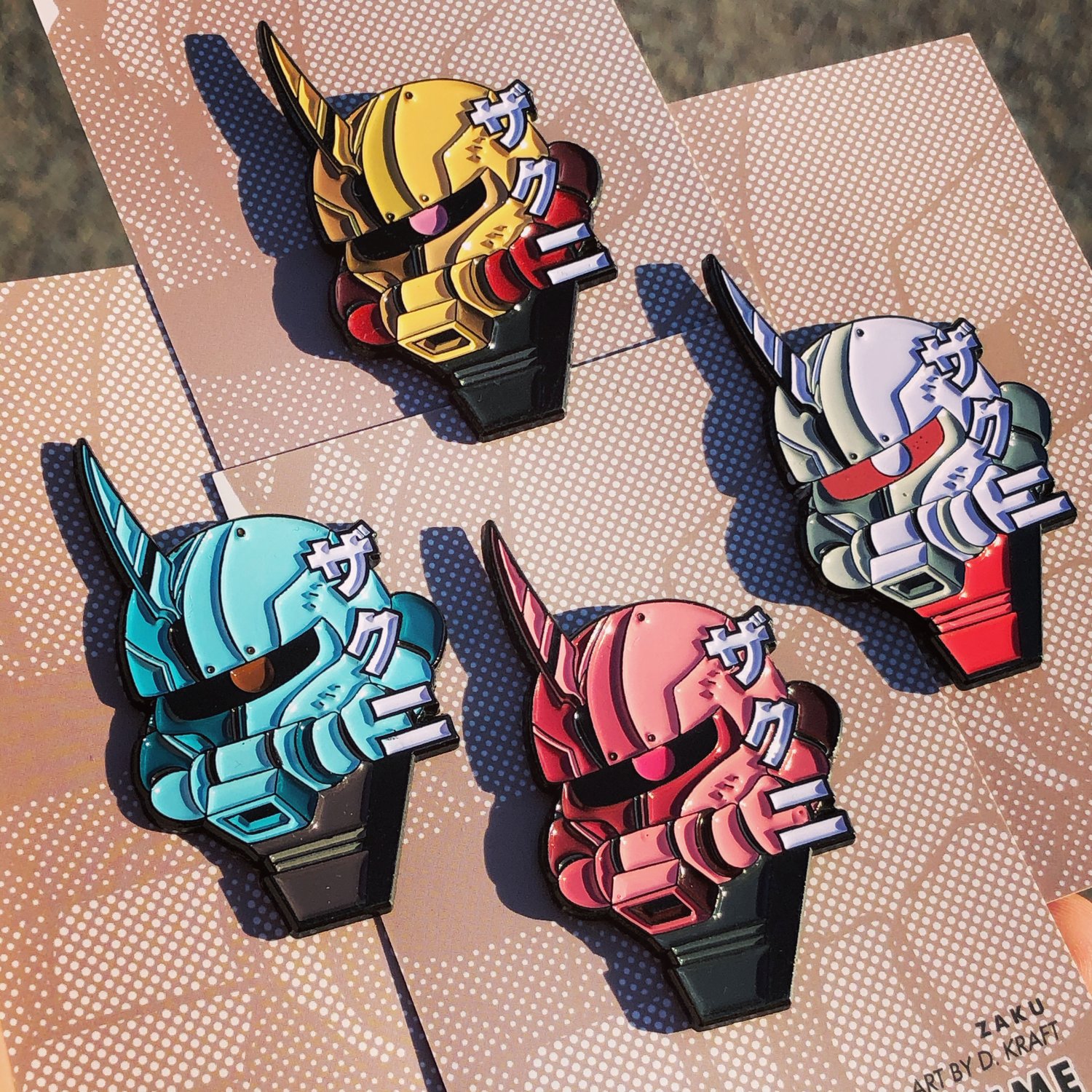 Image of Zaku Wave 2 | Soft Enamel Pin