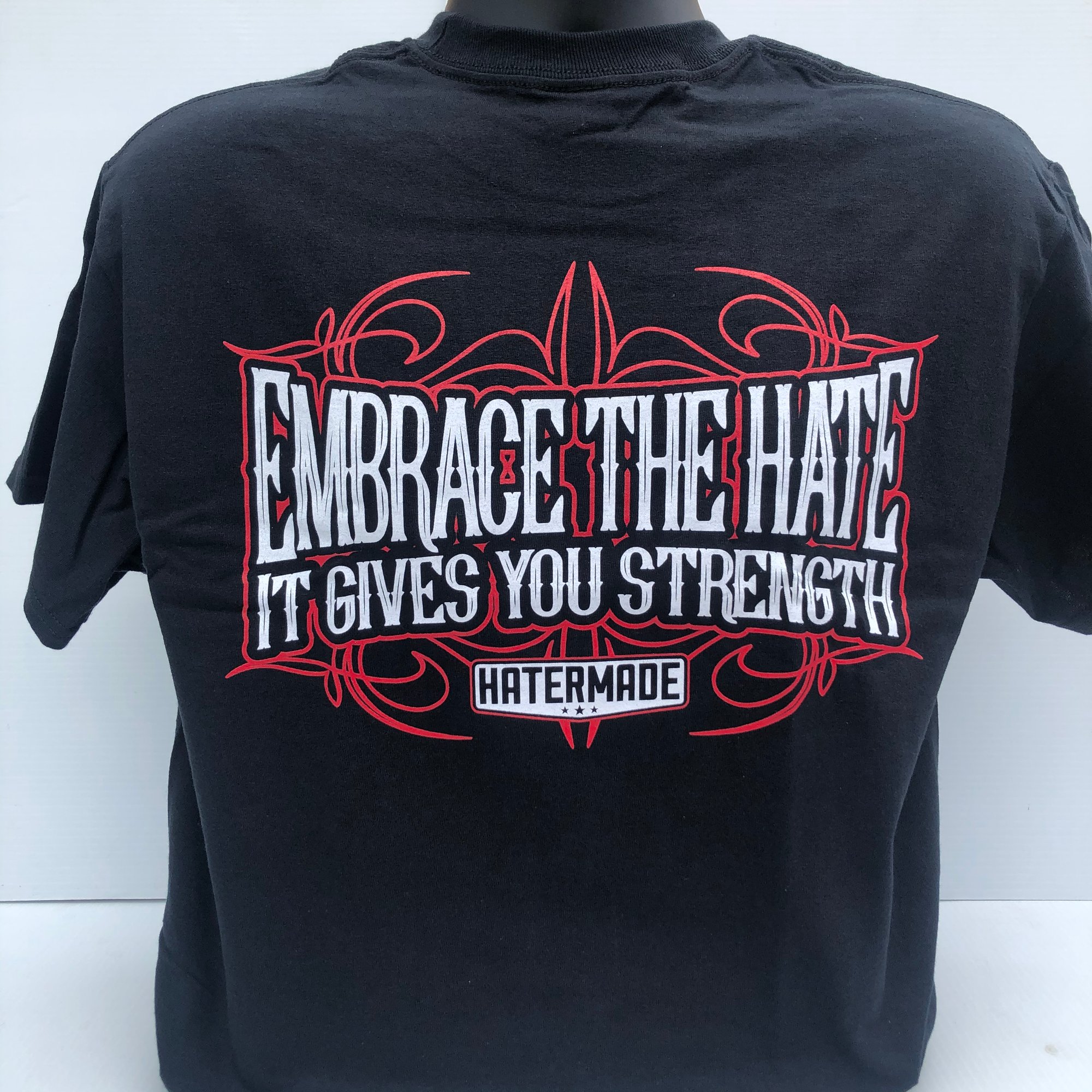 Embrace The Hate by Hatermade Clothing Co. Mad Gear Hot Rod Apparel