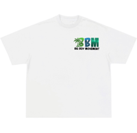 The White BBM Tropics Tee