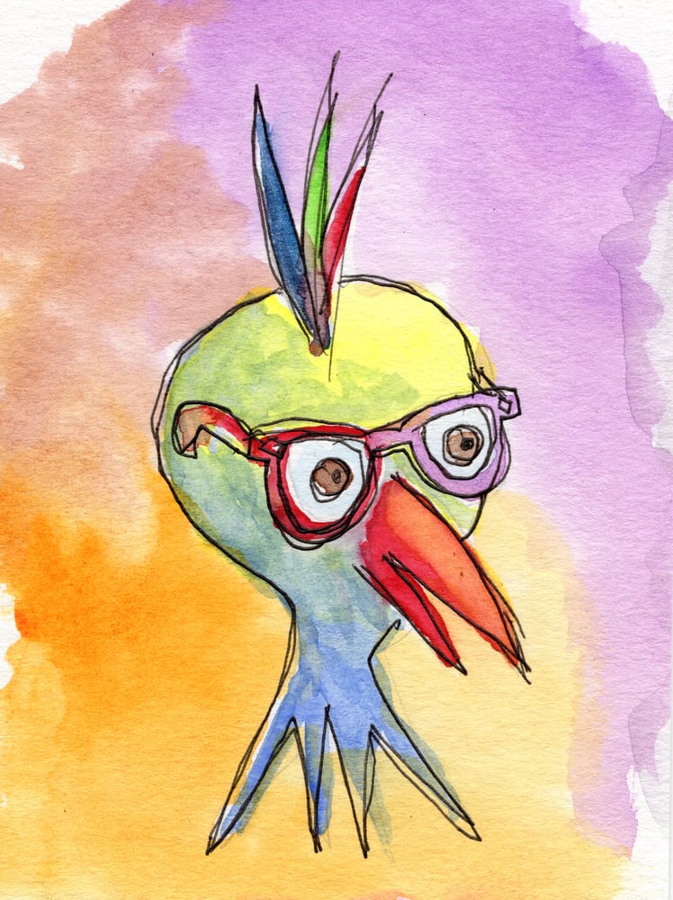 Image of Bird Head# 6, My favorite!