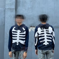 Image 5 of (M) Nike Hoodie Skeleton Series “Blyod” 566