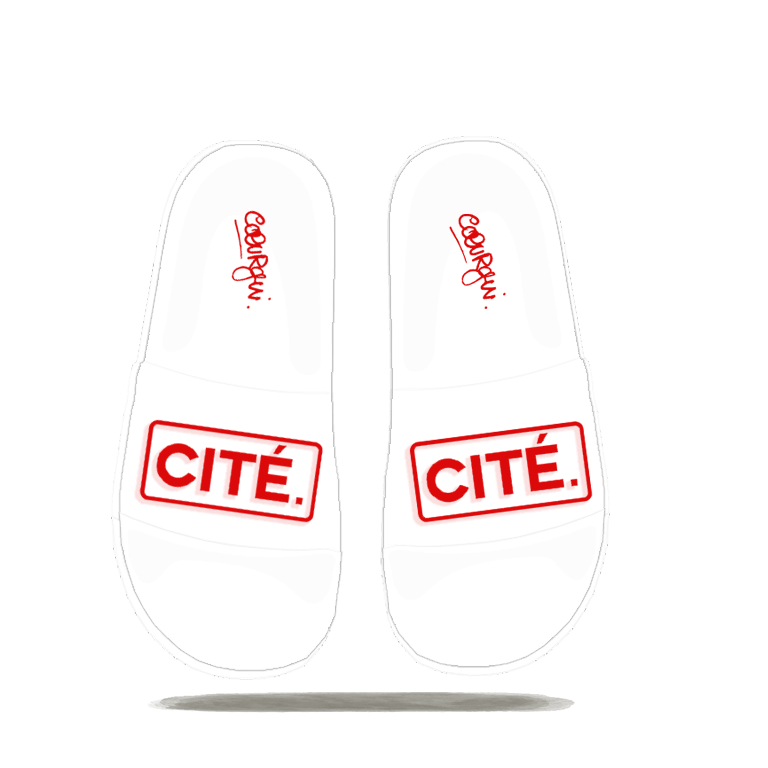 Claquettes (Slipers) "CITE." [RED] (W)