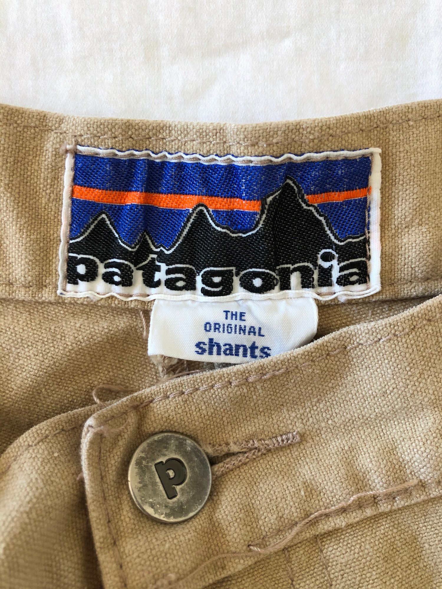 Vintage Original 1970's Patagonia Stand Up Pants Big Label