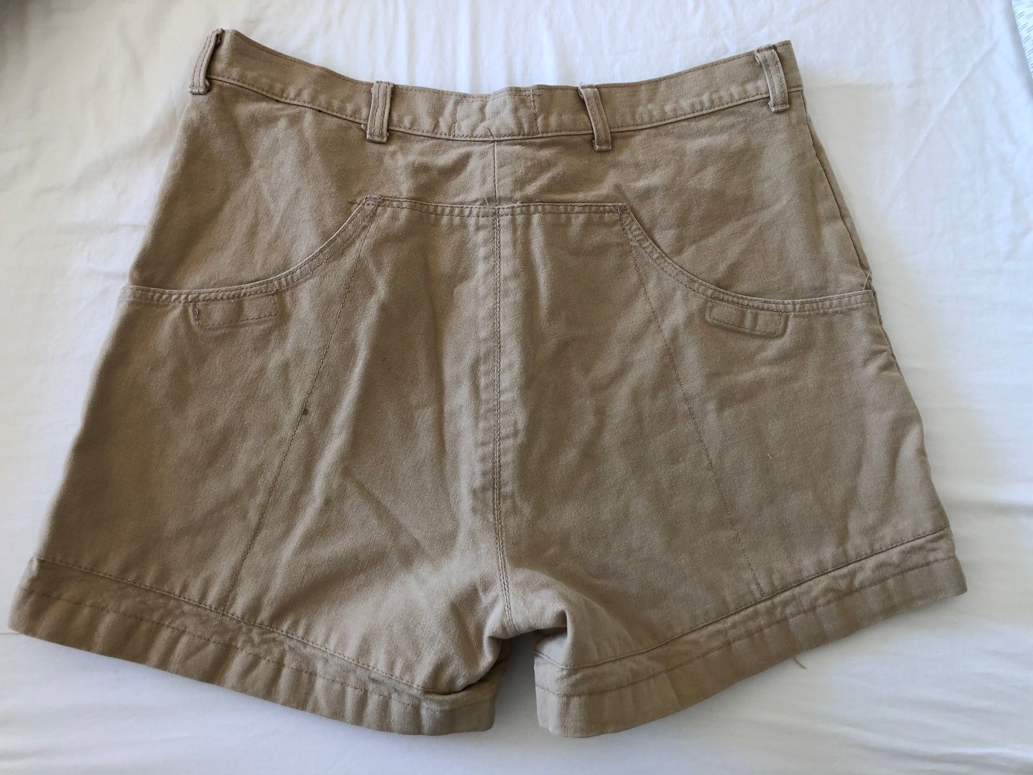 70s Patagonia 1st Label Shants Stand Up Shorts | Frecklebugvintage