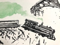 Image 2 of Train In Vain (white & green variant)