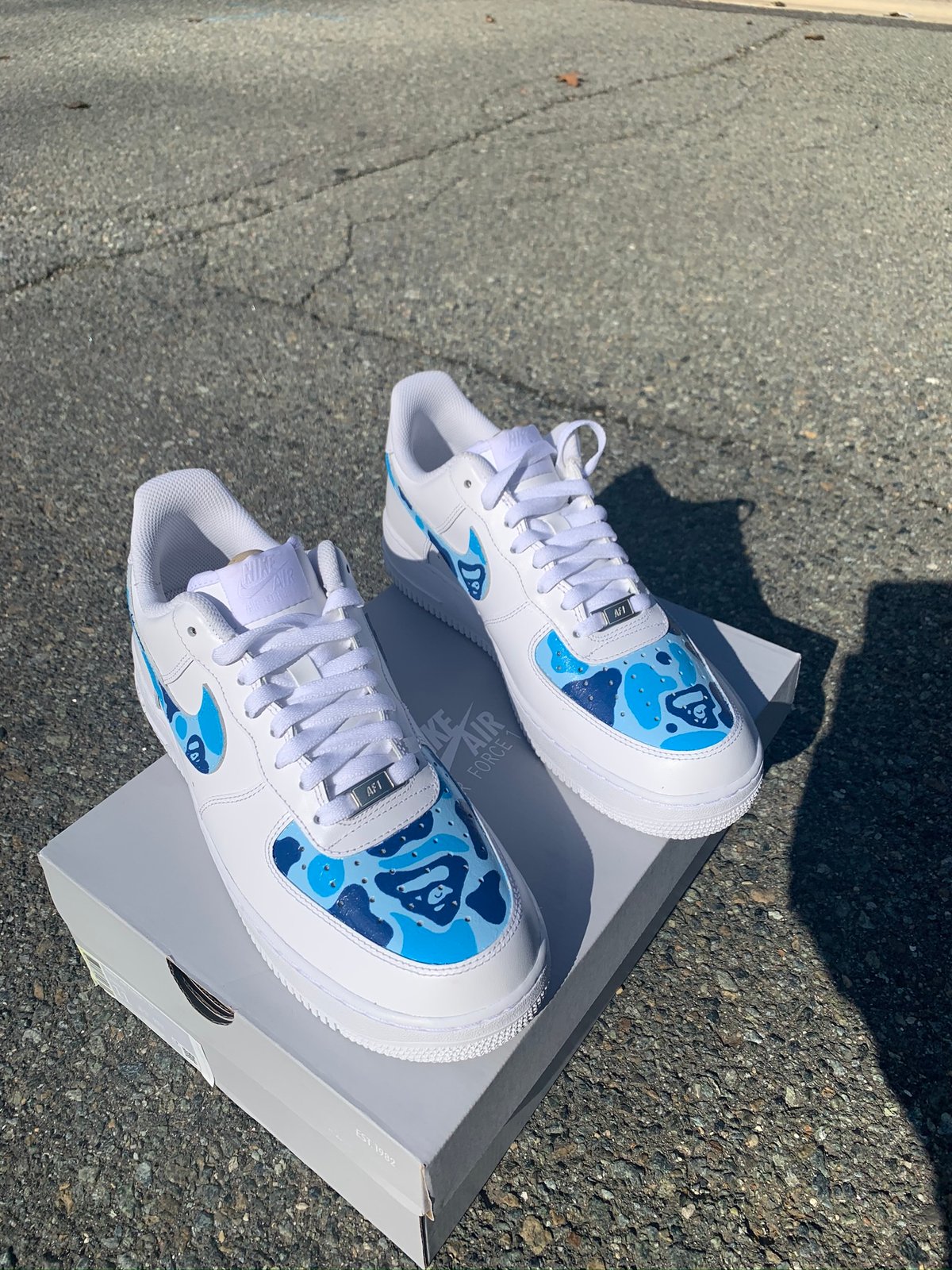 hand painted air force ones