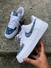 Blue LV denim Air Force One