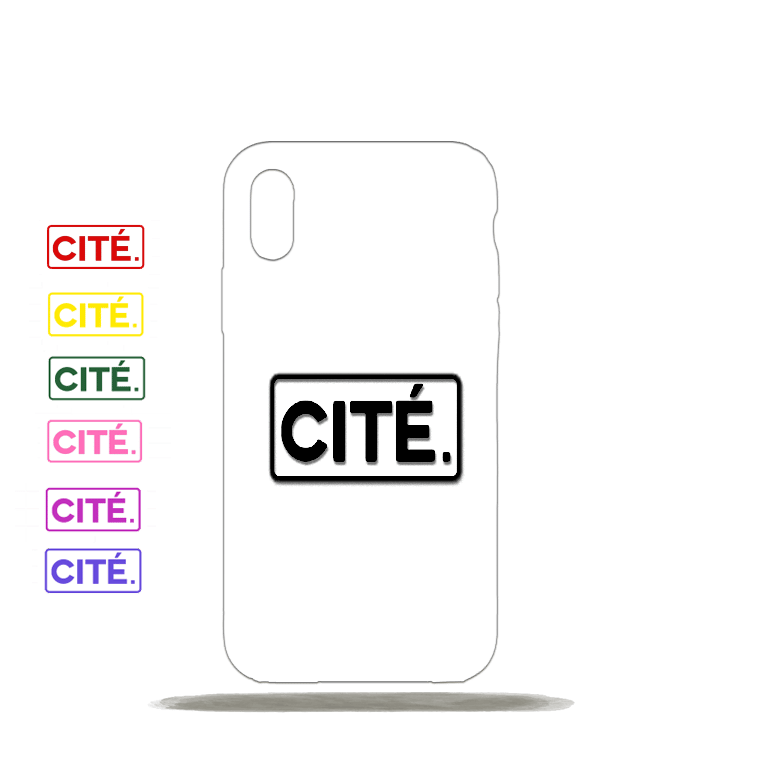 Coque "CITE." iPhone X (W)