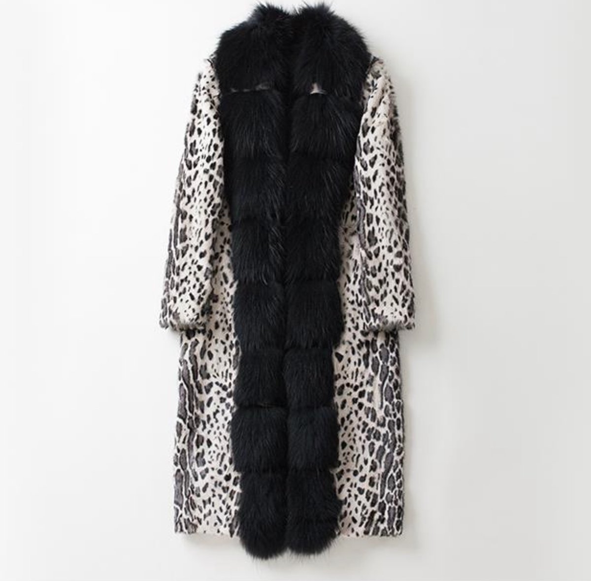 UNISEX CALF HAIR X RACCOON TRENCH istylebysonia