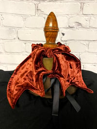 Image 1 of Cooper  Velvet  Bat Wing Scrunchie 