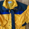 Columbia Sportswear Yellow & Blue Color Block Jacket