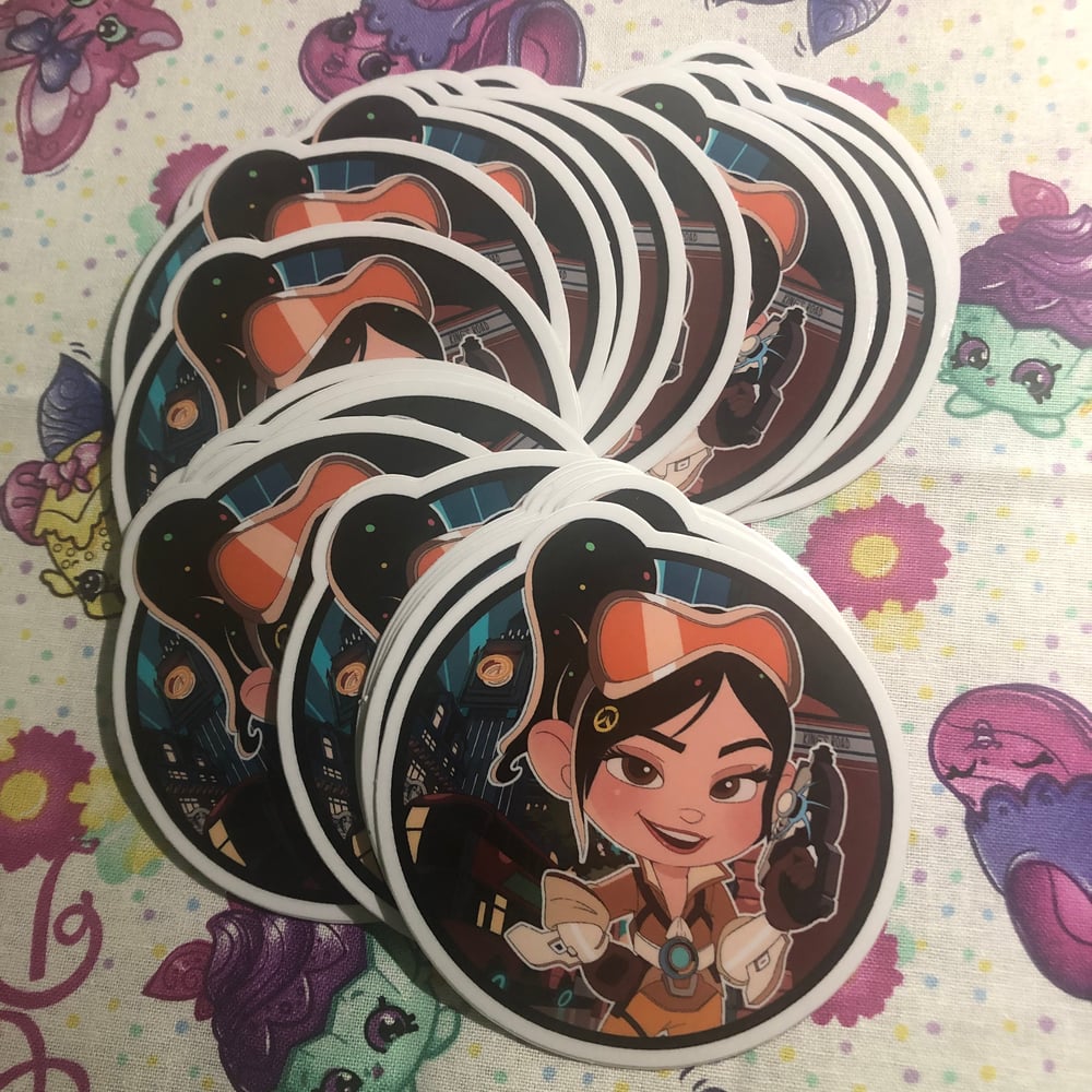 Vanellope X Tracer Sticker