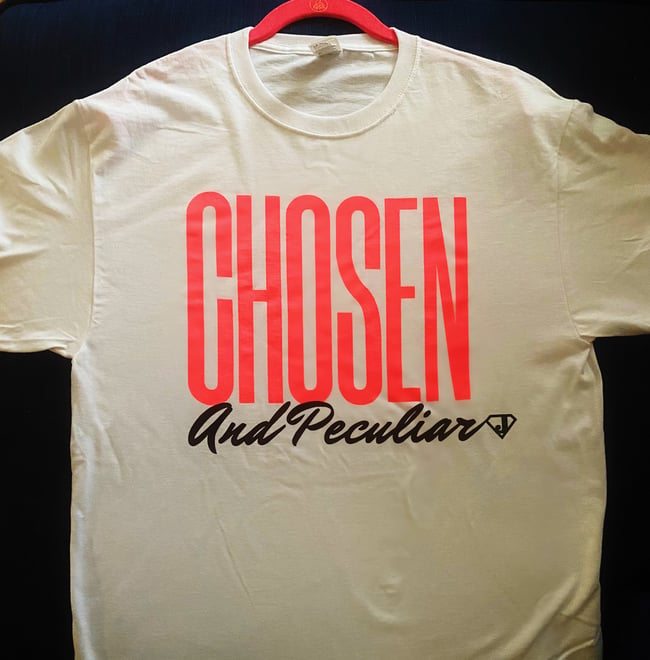 Chosen and Peculiar T-shirt | Making Faith Moves Inc.