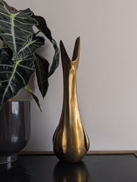 Image 2 of vintage brass vase