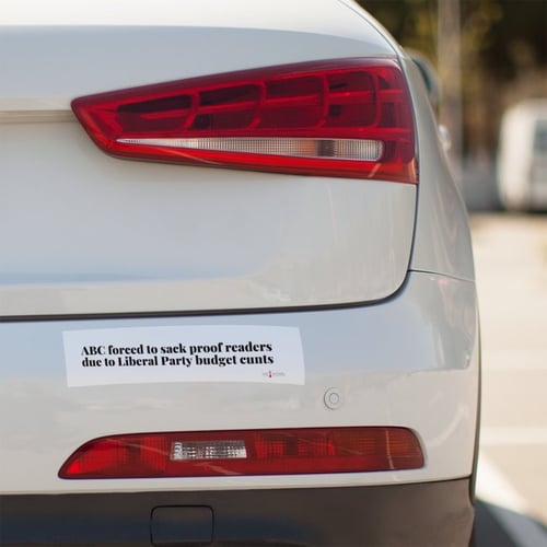 Image of ABC Proof Reader Bumper Sticker