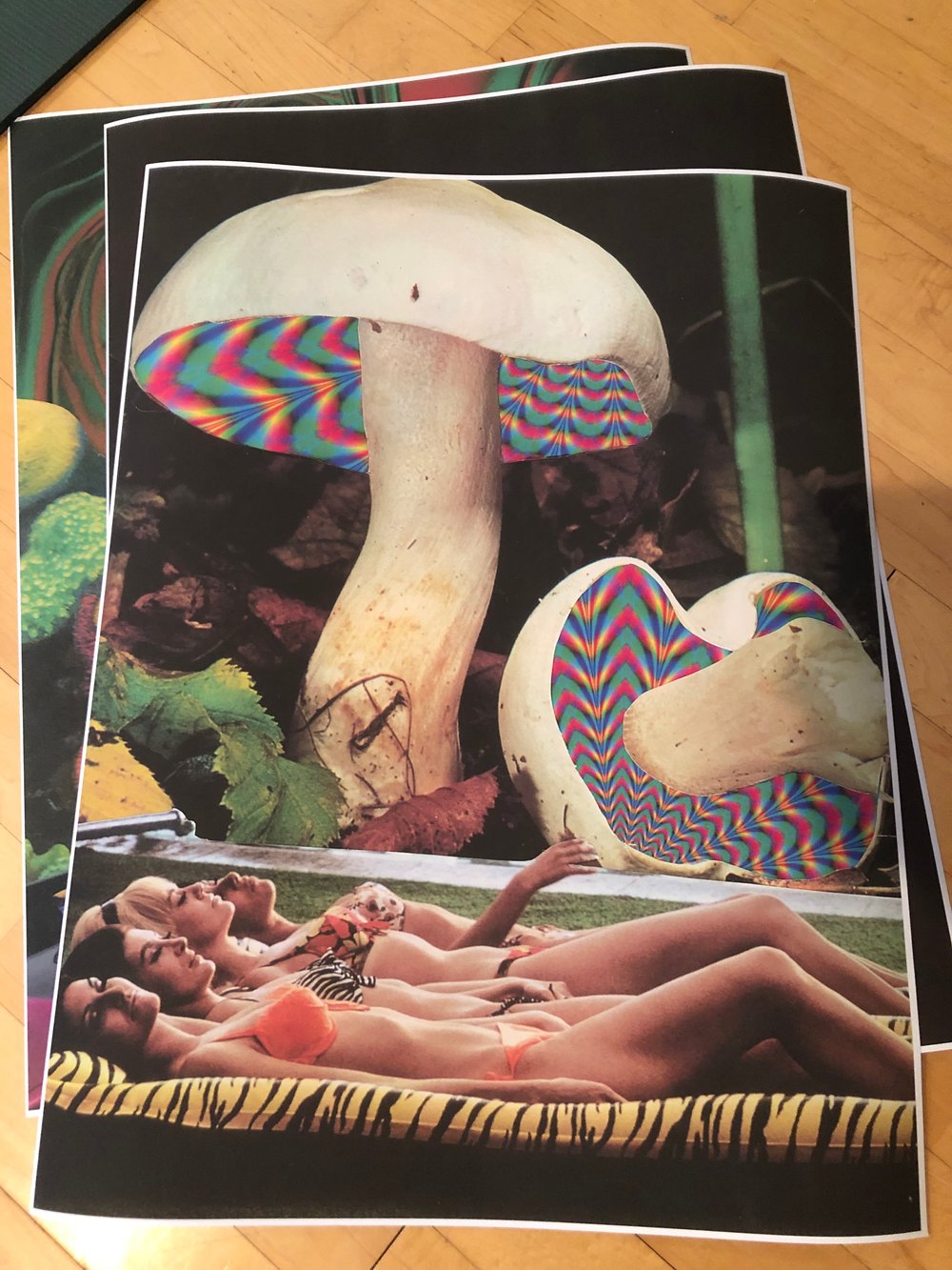 Afternoon shrooms  poster 
