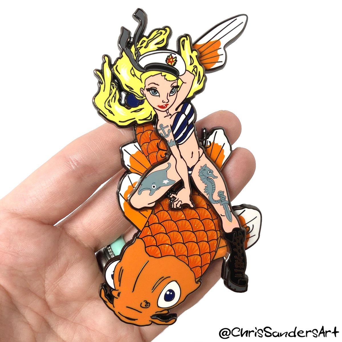 Image of Koi Girl Ltd. Ed. (Artist: Chris Sanders)