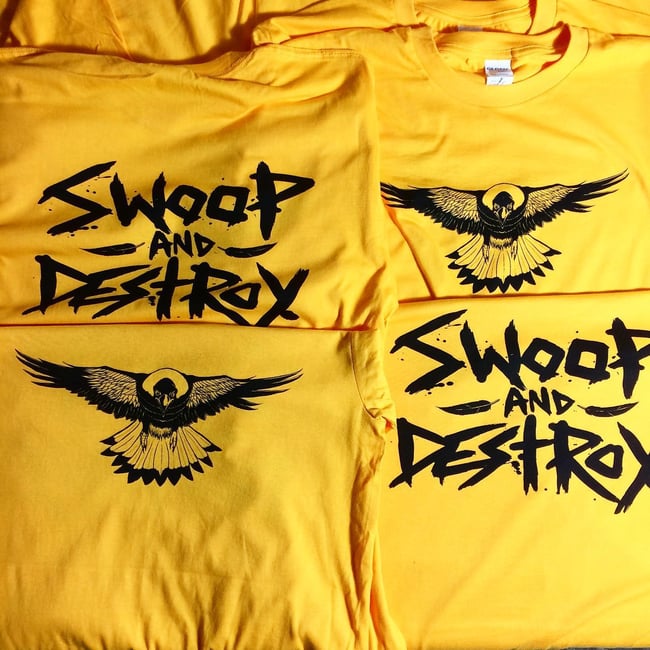 Swoop & Destroy Yellow T
