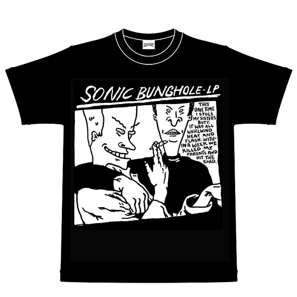 Image of Russell Taysom X Riot Style Sonic Bunghole T-Shirt (Black)
