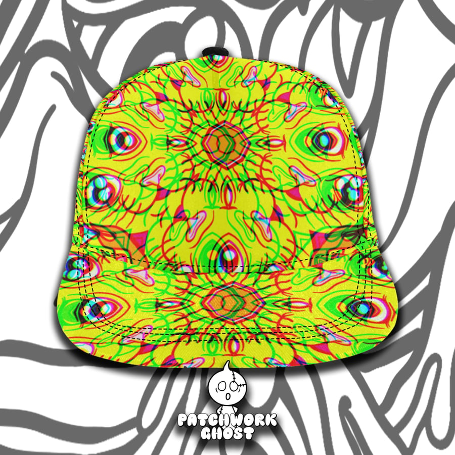 Image of Lucky Cat All Over Print Snapback