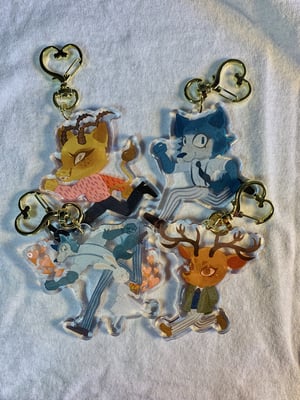 2.5 inch BEASTARS ACRYLIC CHARMS