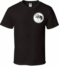Image 1 of Men's Stinkeye Black Front & Back Tee