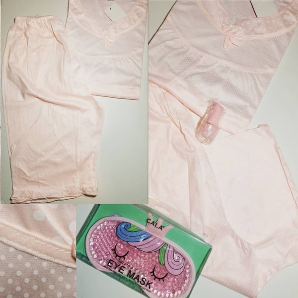 Image of Princess Eye Mask And Polka Dot P.J's Beddy-Bye Bundle
