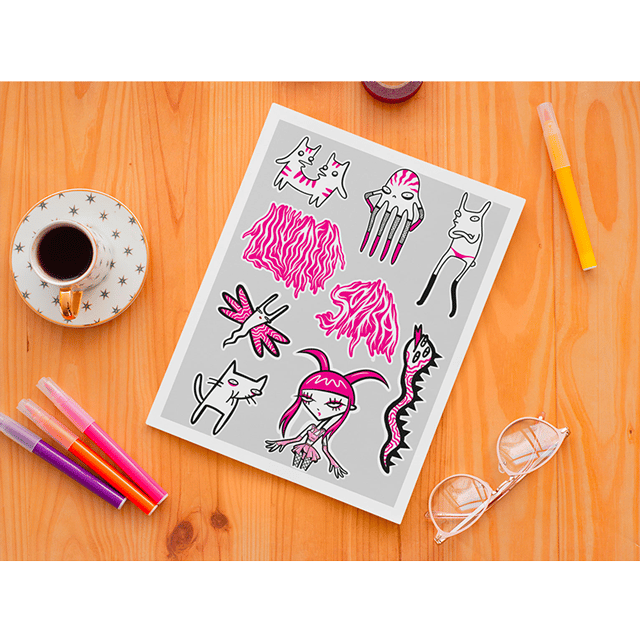 Image of LILLY MERA STICKERS COLLECTION