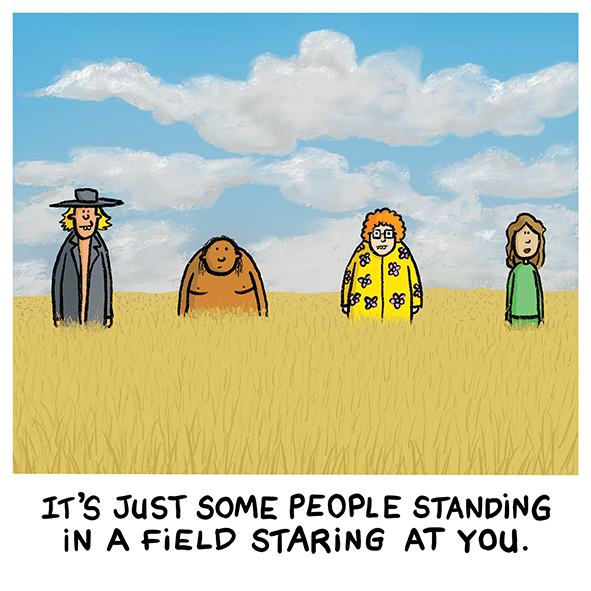PRINT - 'Field People'