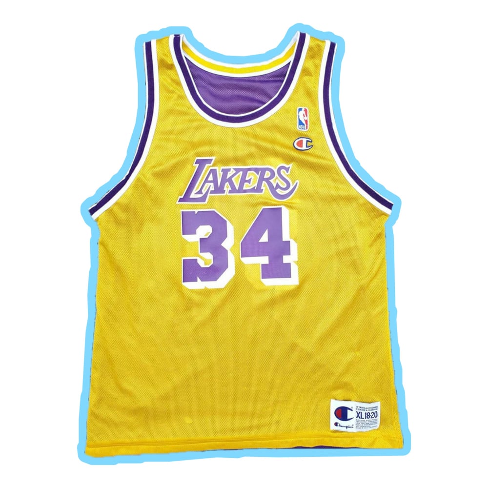 Image of 1997 Shaq - Los Angeles Lakers Reversible 
