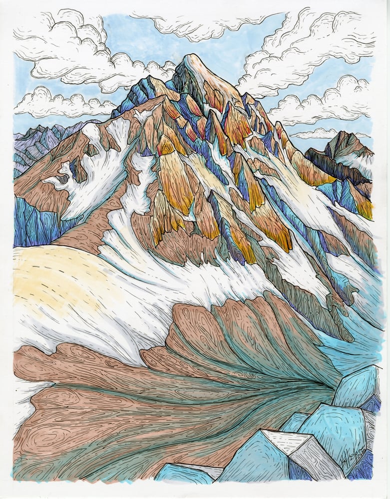 Image of "Middle and Grand Teton" PRINT