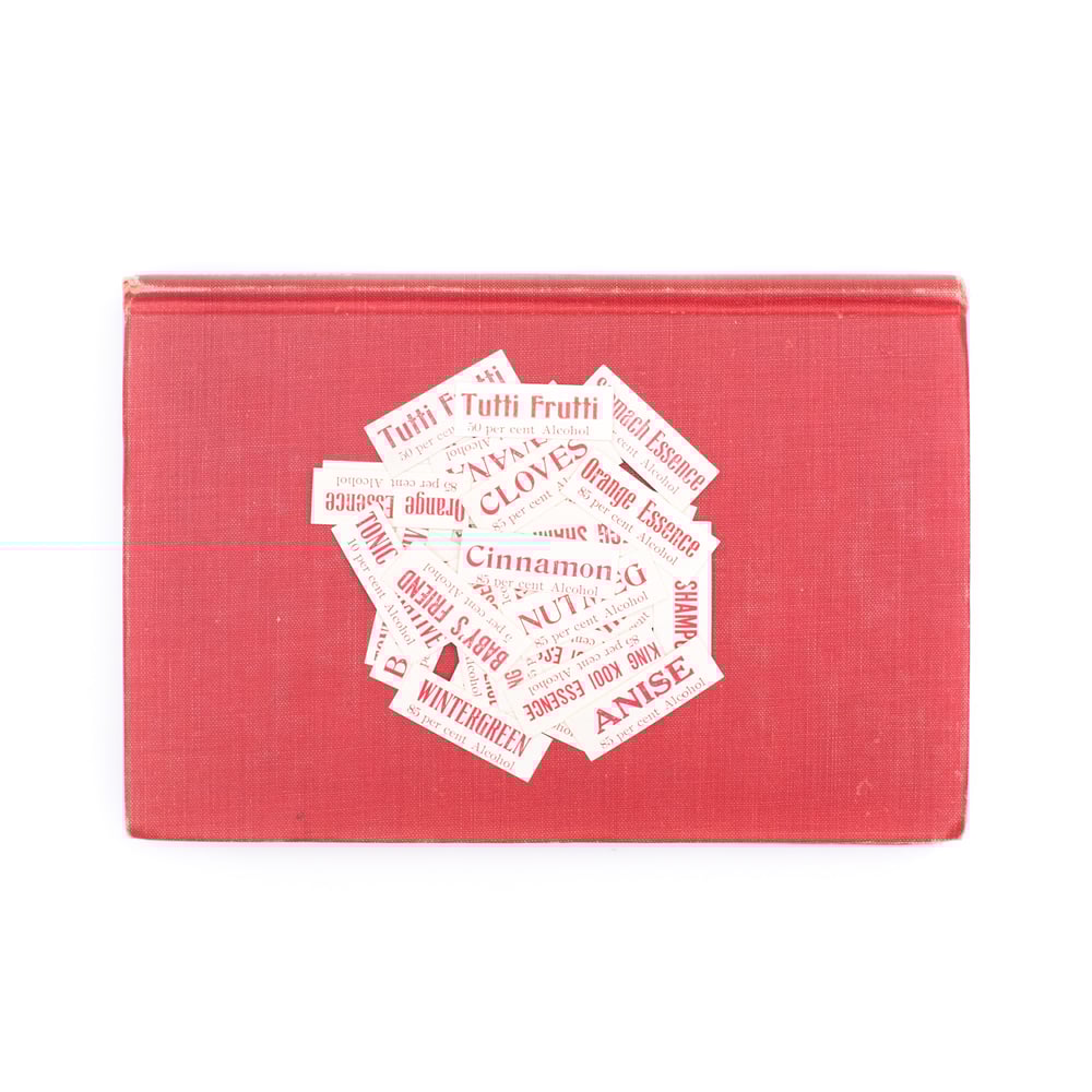 Image of Teeny Red Medicine Labels - Set of 25