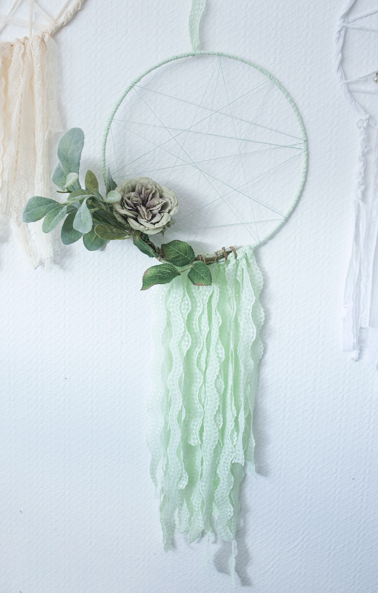 Image of Mint Magic Wall Decor- Dream Catcher