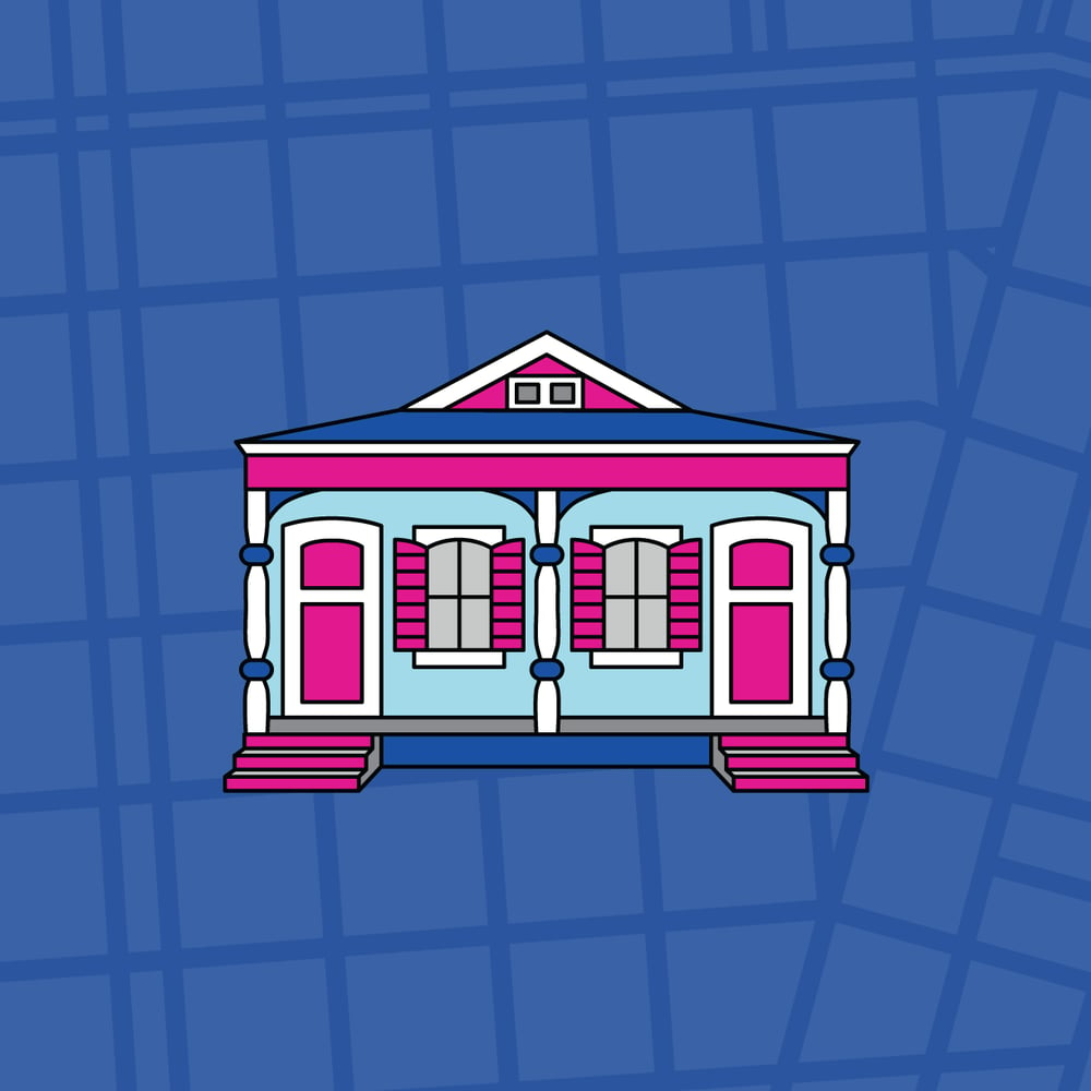 New Orleans Shotgun House 