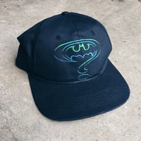 Image 1 of Original 1995 Batman Forever Movie Promo Snapback Hat.