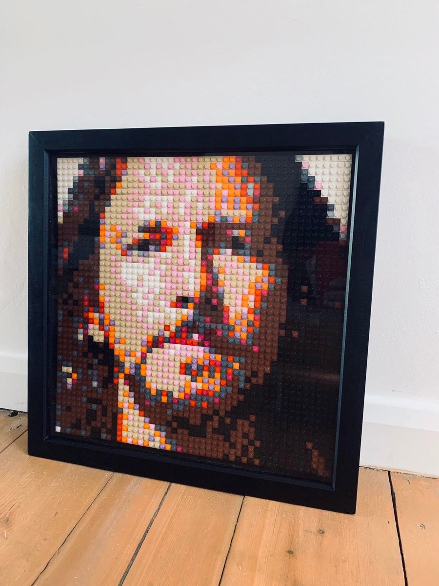 Bowie in Brick' Lego Art by Grifshead