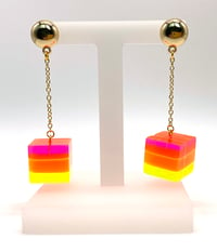 Image 1 of Trio Mod Cube earrings