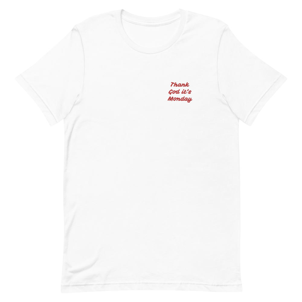 Image of Thank God it's Monday – Embroidered