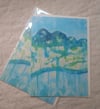 Hill Abstract Cards