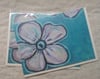 teal flower