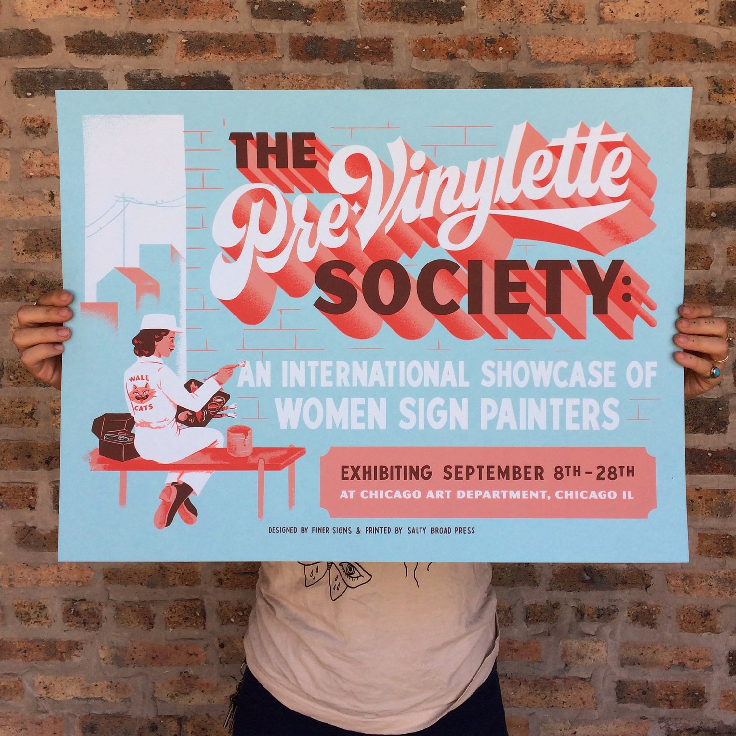 Image of The Pre-Vinylette Society Poster