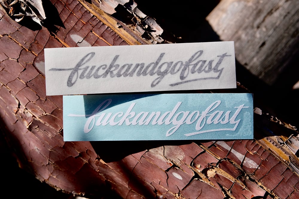 Fu** And Go Fast Decals (FREE US SHIPPN)